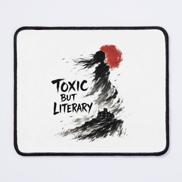 Item preview, Wuthering Heights Toxic But Literary Gothic Ghost Moon Art designed and sold by Fenay Designs.
