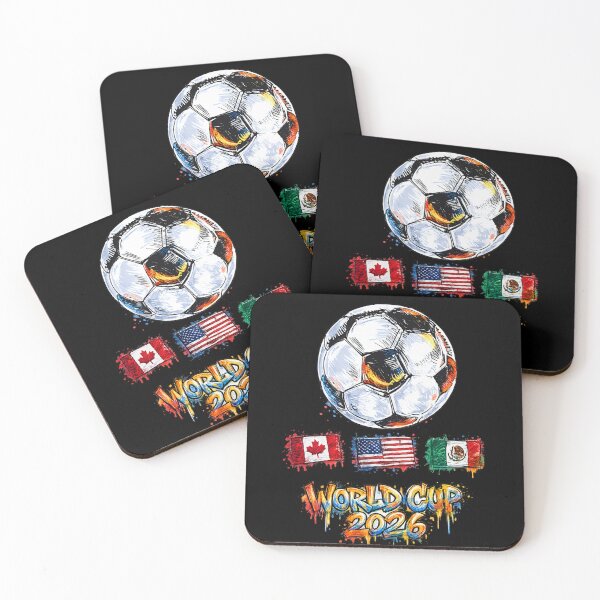 Item preview, World Cup 2026 Graffiti Soccer Design – USA Canada Mexico Football Art designed and sold by MattyManiac.