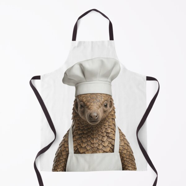Item preview, Funny Pangolin Chef Realistic Animal Cooking Humor Art designed and sold by LazyOwlStore.