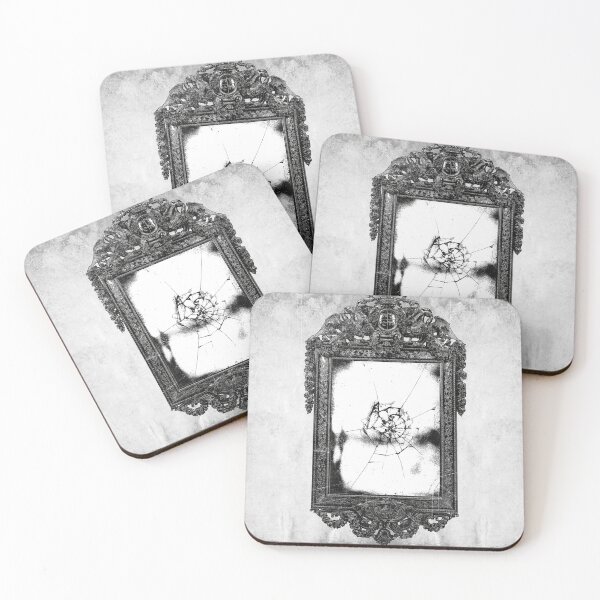 Item preview, Dutch Baroque Shattered Mirror Dark Gothic Vanitas designed and sold by Ghoul Enterprises.