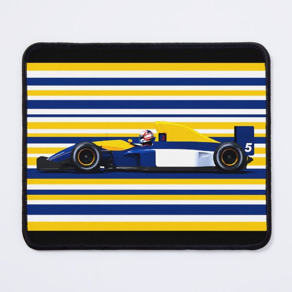 Item preview, Nigel Mansell #5 FW14 1992 F1 Car Side View designed and sold by PitWallArt.