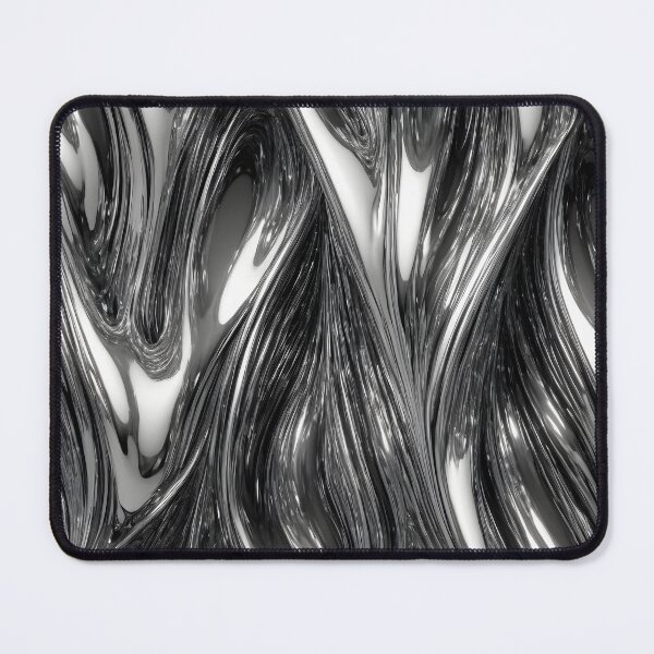 Item preview, Shiny futuristic chrome waves designed and sold by NEWStyles4.