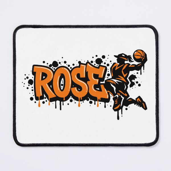 Item preview, Graffitti Drip Basket First Name Rose designed and sold by digital.stickerperso.com.