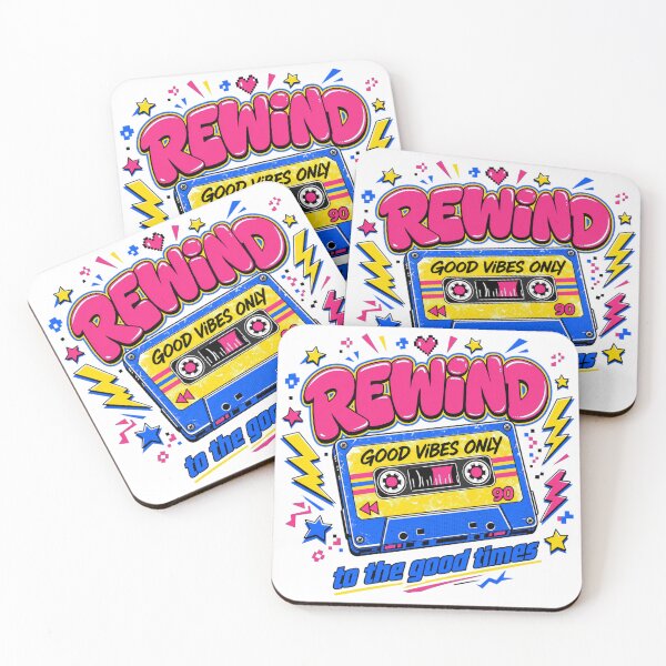 Item preview, Rewind To The Good Times Retro s Cassette Tape YK T-Shirt designed and sold by WornWildCo.