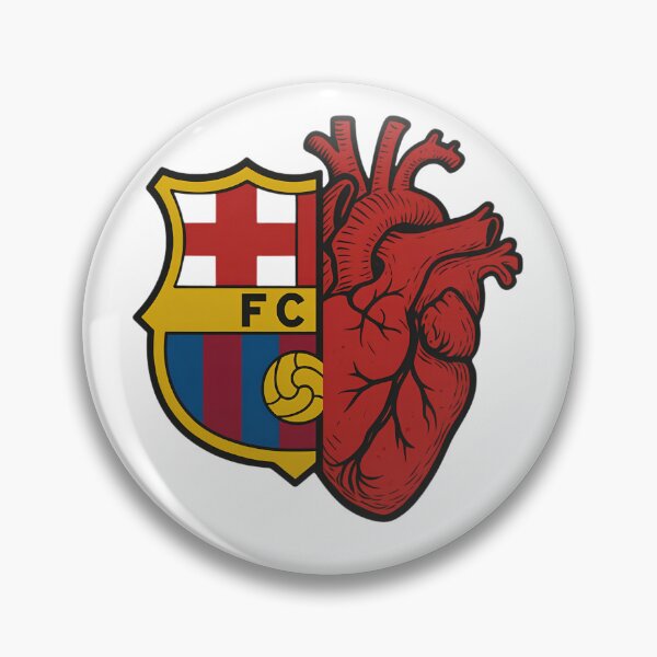 Item preview, Football In My Heart Graphic - Blaugrana Colors Soccer Fan Art designed and sold by aseelbrand.