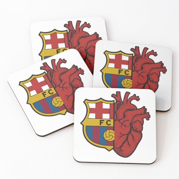 Item preview, Football In My Heart Graphic - Blaugrana Colors Soccer Fan Art designed and sold by aseelbrand.