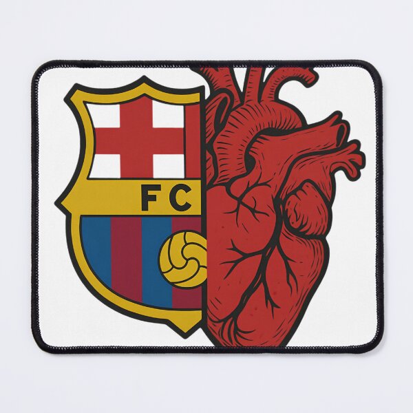 Item preview, Football In My Heart Graphic - Blaugrana Colors Soccer Fan Art designed and sold by aseelbrand.