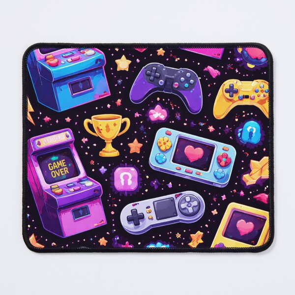 Item preview, Neon Retro Gamer Icons designed and sold by NSMDesignByN8.