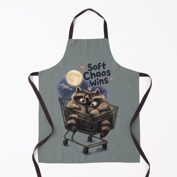 Item preview, Soft Chaos Wins, Cute Raccoon Love Aesthetic Design designed and sold by JagrDesigns.
