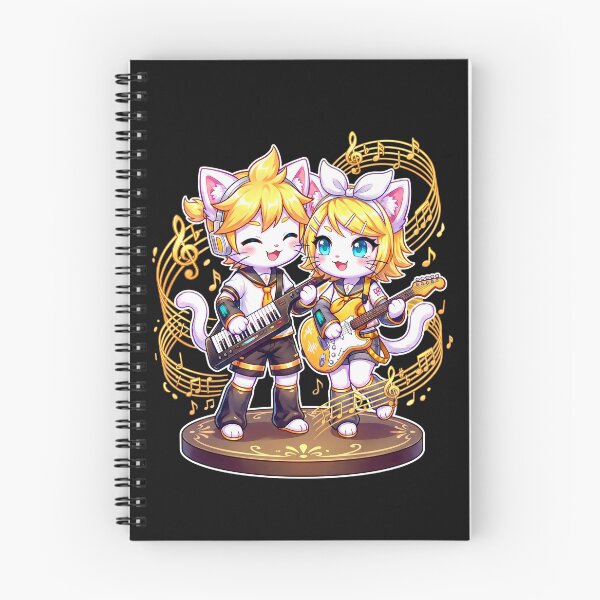 Item preview, len and rin Kawaii Cat Cosplay parody designed and sold by CuteKats.