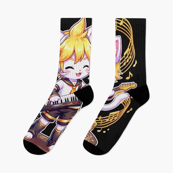 Item preview, len and rin Kawaii Cat Cosplay parody designed and sold by CuteKats.