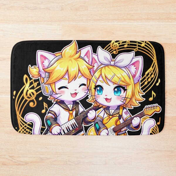 Item preview, len and rin Kawaii Cat Cosplay parody designed and sold by CuteKats.