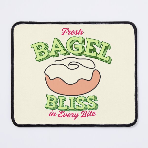 Item preview, Fresh Bagel Bliss - In Every Bite Retro Bakery designed and sold by SilverSeaBKK.