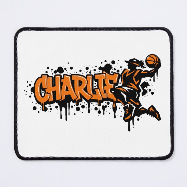 Item preview, Graffitti Drip Basket First Name Charlie designed and sold by digital.stickerperso.com.