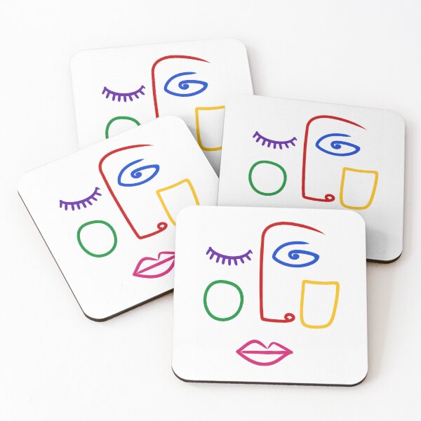 Item preview, Abstract Face Line Drawing designed and sold by benjaminmayer99.