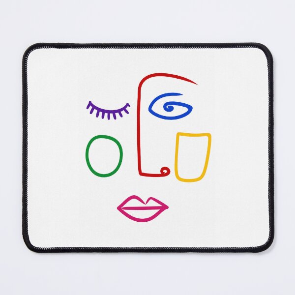 Item preview, Abstract Face Line Drawing designed and sold by benjaminmayer99.