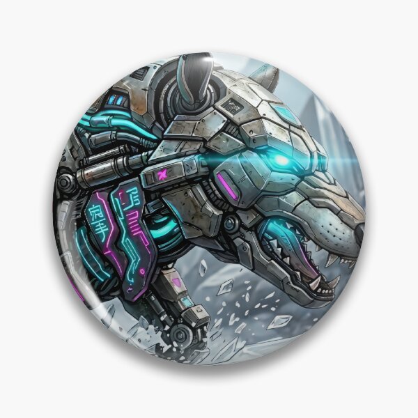 Item preview, Cyberpunk Mecha Rhinoceros Iron Rhino - Neo Tokyo Heavy Cyborg designed and sold by Neo Tokio.