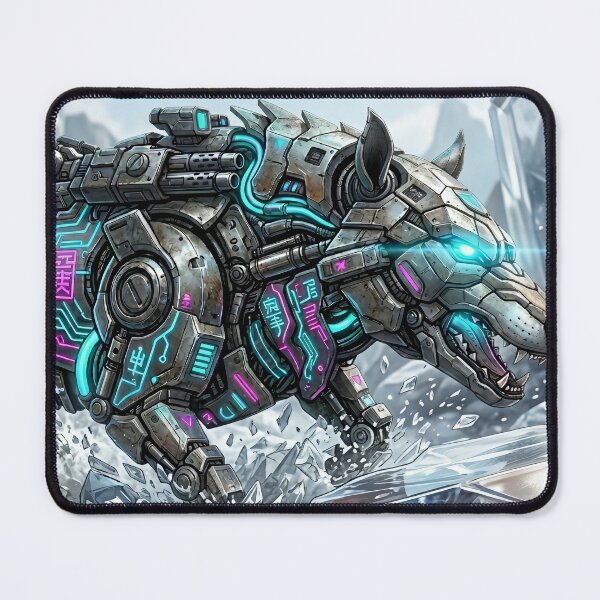 Item preview, Cyberpunk Mecha Rhinoceros Iron Rhino - Neo Tokyo Heavy Cyborg designed and sold by Neo Tokio.