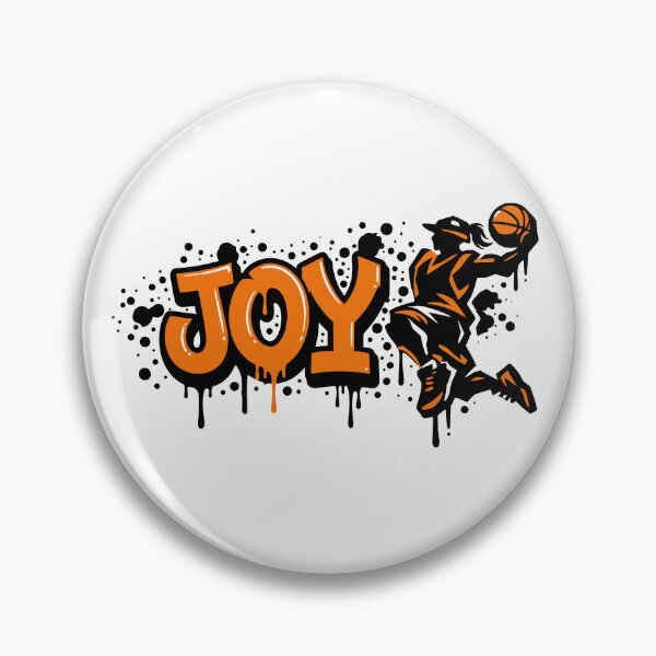 Item preview, Graffitti Drip Basket First Name Joy designed and sold by digital.stickerperso.com.