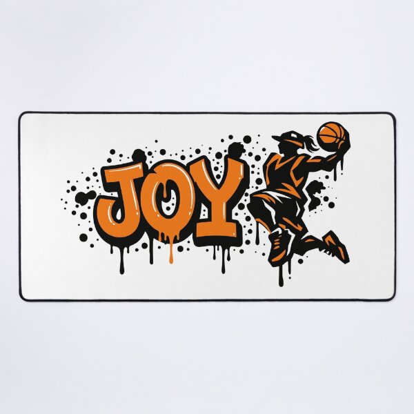 Item preview, Graffitti Drip Basket First Name Joy designed and sold by digital.stickerperso.com.
