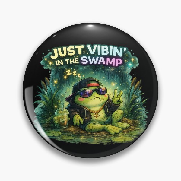 Item preview, Just Vibin’ In The Swamp designed and sold by Hobby-up.