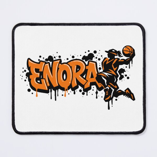 Item preview, Graffitti Drip Basket First Name Enora designed and sold by digital.stickerperso.com.