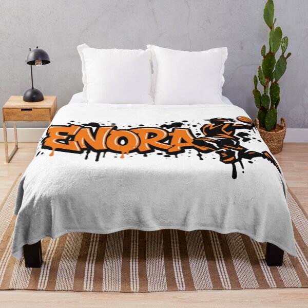 Item preview, Graffitti Drip Basket First Name Enora designed and sold by digital.stickerperso.com.