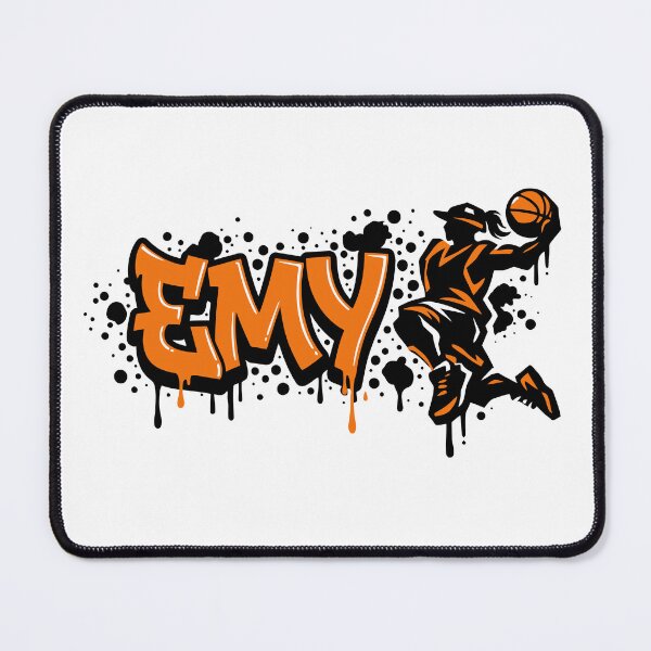 Item preview, Graffitti Drip Basket First Name Emy designed and sold by digital.stickerperso.com.