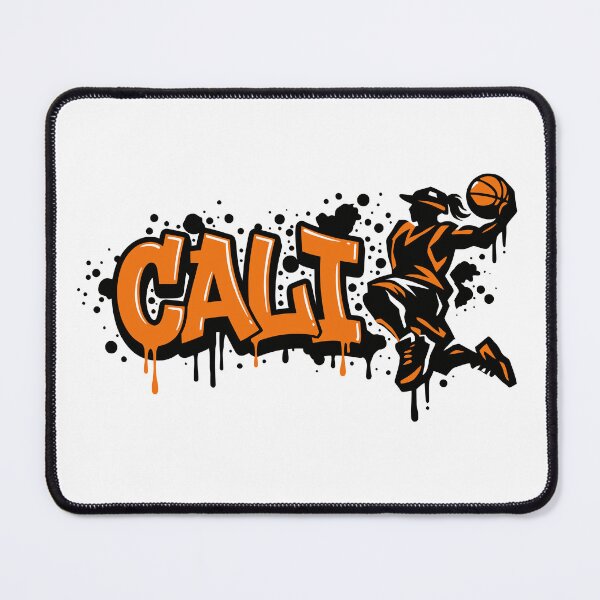 Item preview, Graffiti Drip Painting Basketball First Name Cali designed and sold by digital.stickerperso.com.