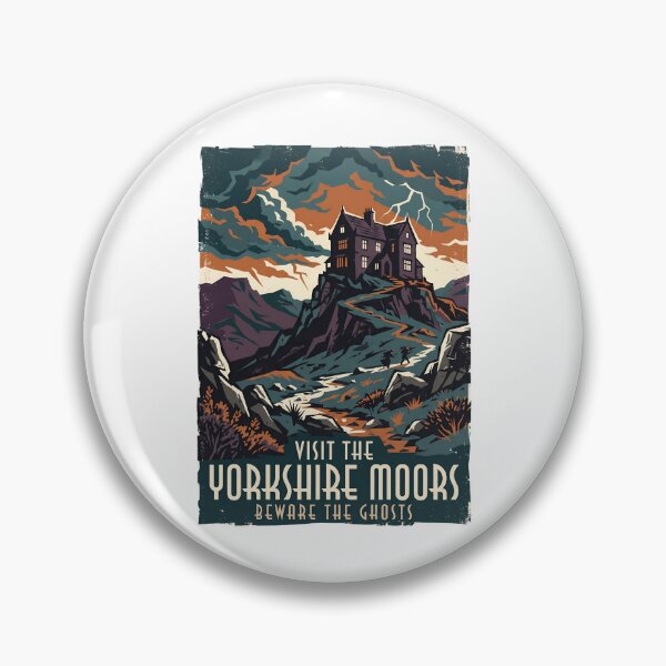 Item preview, Visit The Yorkshire Moors Wuthering Heights Vintage Travel Poster designed and sold by Fenay Designs.