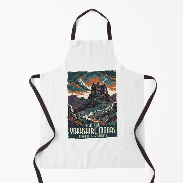 Item preview, Visit The Yorkshire Moors Wuthering Heights Vintage Travel Poster designed and sold by Fenay Designs.
