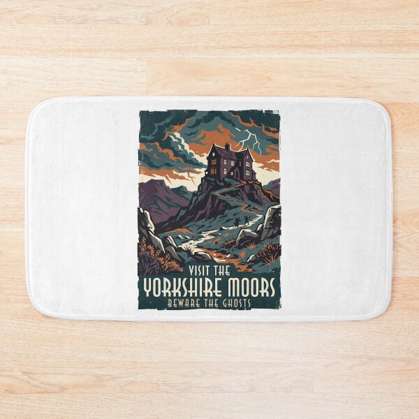 Item preview, Visit The Yorkshire Moors Wuthering Heights Vintage Travel Poster designed and sold by Fenay Designs.