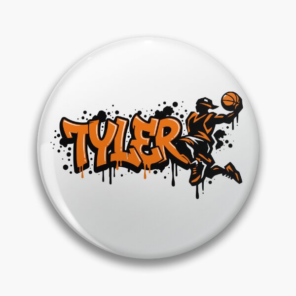 Item preview, Graffitti Drip Basket First Name Tyler designed and sold by digital.stickerperso.com.