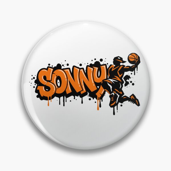 Item preview, Graffitti Drip Basket First Name Sonny designed and sold by digital.stickerperso.com.