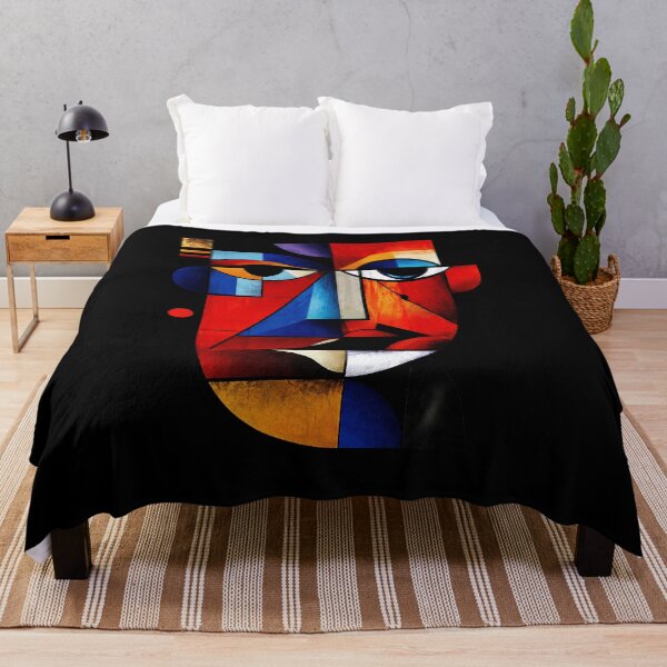 Item preview, Geometric Face Abstract Cubist designed and sold by fredcomeaux8.
