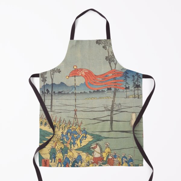 Item preview, Hamamatsu Procession – Vintage Ukiyo-e Samurai Parade Print designed and sold by vekotpu.