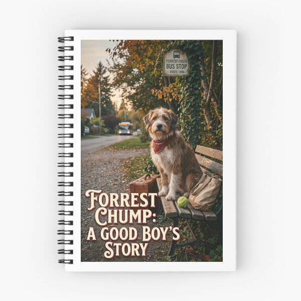Item preview, Forrest Chump: A Good Boys Story - Funny Dog Movie Parody designed and sold by PupFiction26.