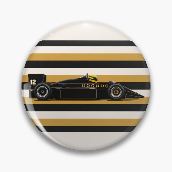 Item preview, Ayrton Senna Black & Gold 1985 Lotus 97T #12 F1 Car designed and sold by PitWallArt.