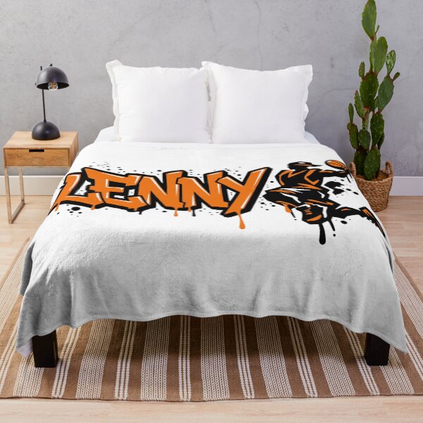Item preview, Lenny Basketball Graffiti Street Art Slam Dunk Design designed and sold by digital.stickerperso.com.