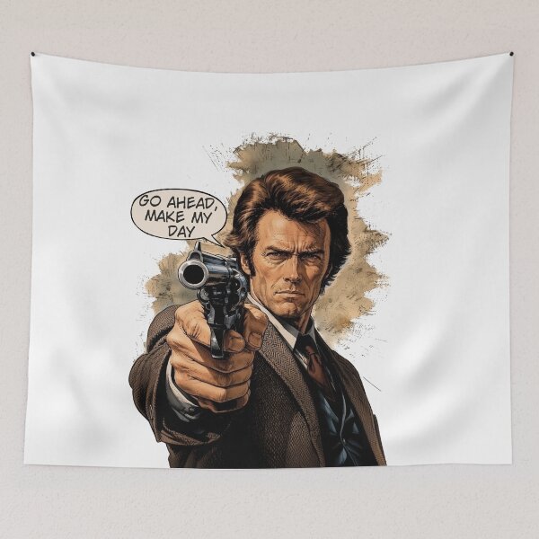 Item preview, Dirty Harry - Tough Guy with Revolver designed and sold by JacekKita.