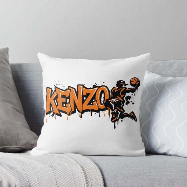 Item preview, Graffiti Drip Basket First Name Kenzo designed and sold by digital.stickerperso.com.