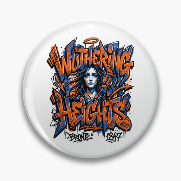 Item preview, Wuthering Heights Graffiti Street Art Emily Bronte 1847 Catherine designed and sold by Fenay Designs.