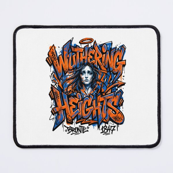 Item preview, Wuthering Heights Graffiti Street Art Emily Bronte 1847 Catherine designed and sold by Fenay Designs.
