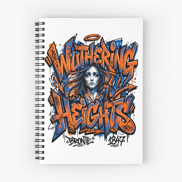Item preview, Wuthering Heights Graffiti Street Art Emily Bronte 1847 Catherine designed and sold by Fenay Designs.