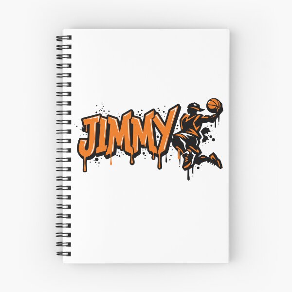Item preview, Jimmy Basketball Graffiti Street Art Slam Dunk Design designed and sold by digital.stickerperso.com.
