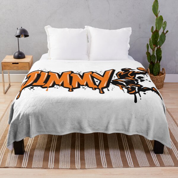 Item preview, Jimmy Basketball Graffiti Street Art Slam Dunk Design designed and sold by digital.stickerperso.com.