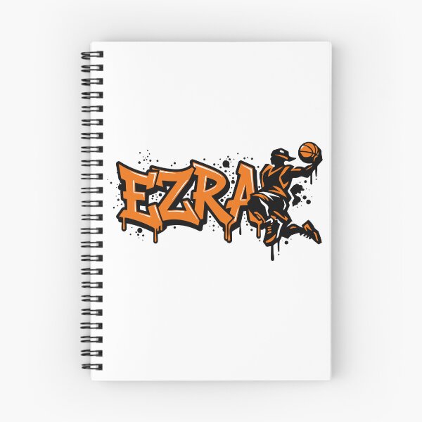 Item preview, Ezra Basketball Graffiti Street Art Slam Dunk Design designed and sold by digital.stickerperso.com.