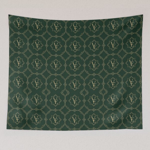 Item preview, Minimal luxury monogram "VE" Dark Green designed and sold by Ve state official.