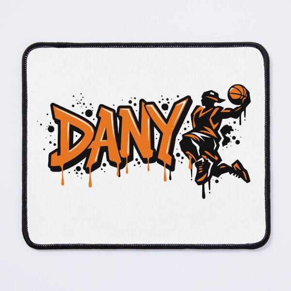 Item preview, Dany Basketball Graffiti Street Art Slam Dunk Design designed and sold by digital.stickerperso.com.