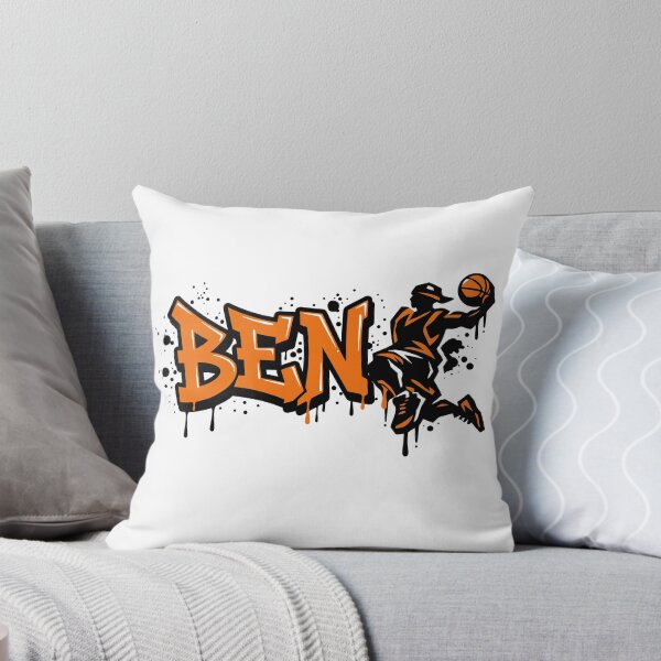 Item preview, Ben Basketball Graffiti Street Art Slam Dunk Design designed and sold by digital.stickerperso.com.